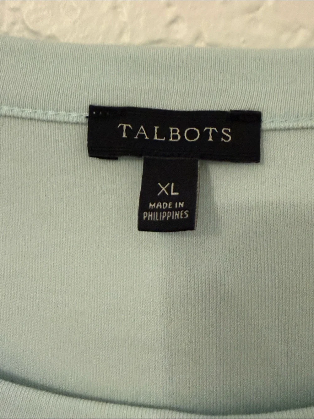 Talbots XL Colorblock Cotton Shift Dress Coastal Preppy Classic Navy Aqua Career